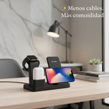 ChargeHub™ 3 en 1 | Estación de Carga Inalámbrica Inteligente