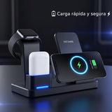 ChargeHub™ 3 en 1 | Estación de Carga Inalámbrica Inteligente
