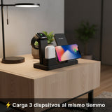 ChargeHub™ 3 en 1 | Estación de Carga Inalámbrica Inteligente