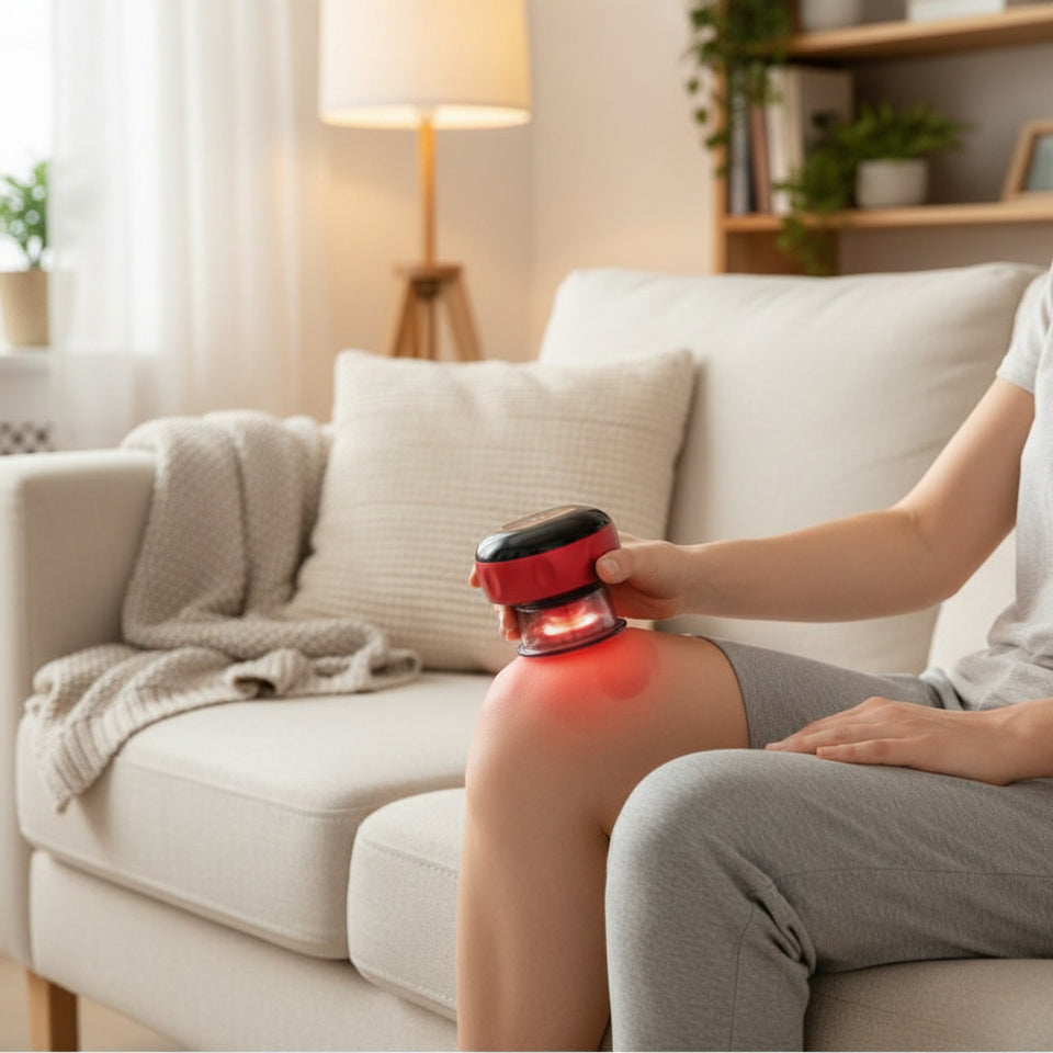 CuppingPro™ | Ventosa Eléctrica Inteligente con Luz Roja