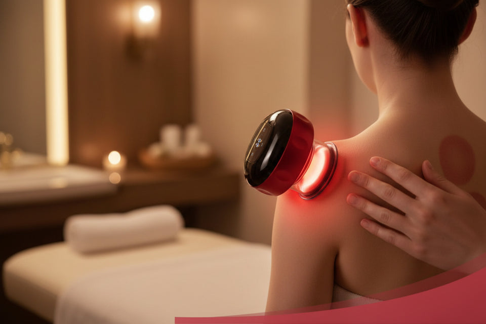 CuppingPro™ | Ventosa Eléctrica Inteligente con Luz Roja